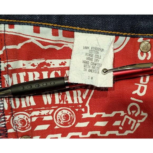 Left Field NYC Raw Selvedge 30x35 (Fits smaller) Blue Jeans Denim USA Ringspun - Picture 8 of 8